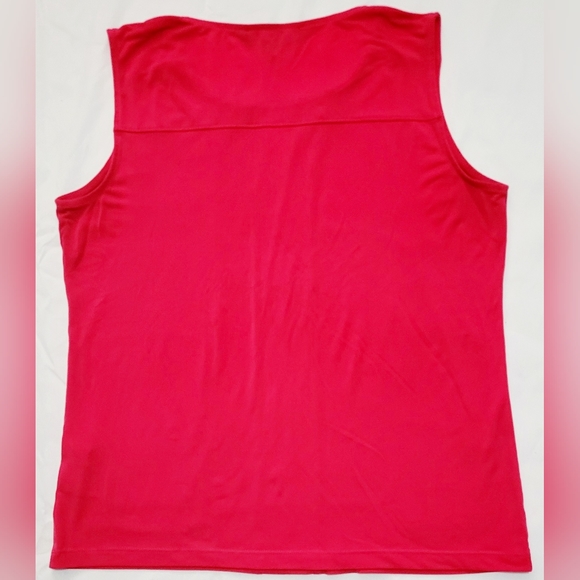 Jones New York sleeveless Red top Size medium - Picture 2 of 8
